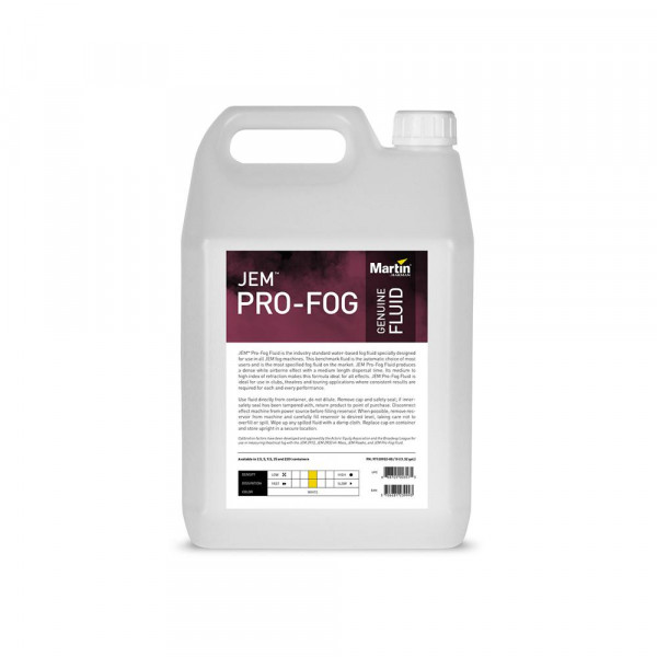 Жидкость для генераторов дыма MARTIN JEM Pro-Fog 5L, 5 литров