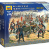 Сборные солдатики ZVEZDA Наполеоника: Французская пешая артиллерия, 1/72