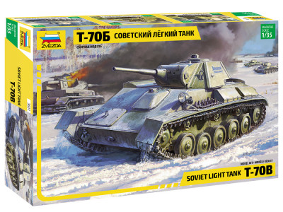 Советский лёгкий танк Т-70Б 1/35
