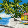Картина по номерам 15х20 РАЙСКИЙ ОСТРОВОК (17 цветов)