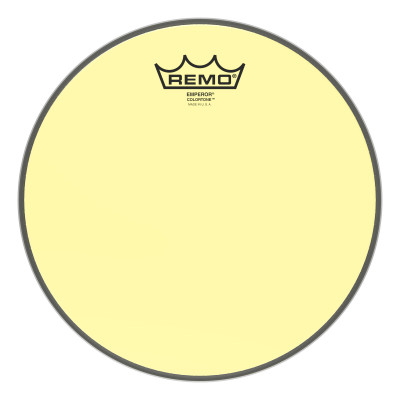 REMO BE-0310-CT-YE Emperor® Colortone™ Yellow Drumhead ,10' цветной двухслойный прозрачный пластик, желтый