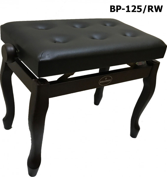 Банкетка для пианино Brahner BP-125 RW гнутые ножки