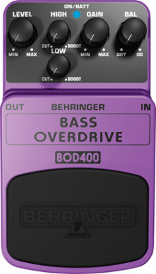 Behringer BOD400 педаль эффектов (овердрайв) для бас-гитар