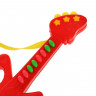 Музыкальная гитара «Супергонки», звук, цвет красный