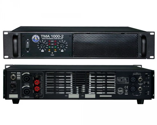 Усилитель мощности TOPP PRO TMA 1000.2, 2x600W 8 Om, 2x1000W 4 Om Class 2H