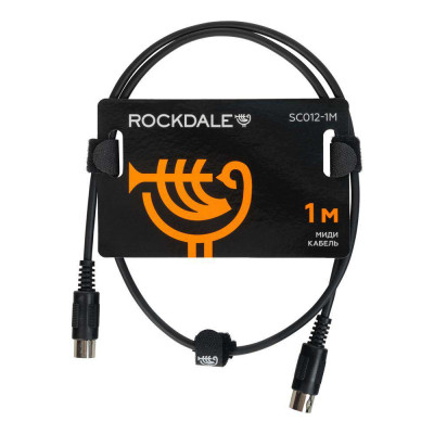 Миди кабель ROCKDALE SC012-1M c пластиковыми разъемами, 5 pin, 1 м