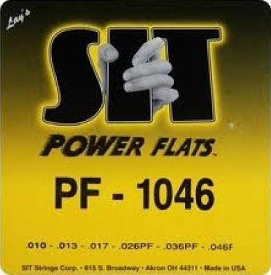Струны для электрогитары SIT S1046PF POWER FLATS Light (10-13-17-26-36-46) легкого натяжения