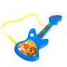 Музыкальная гитара «В мире джунглей», звук, цвет синий
