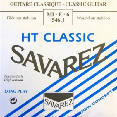 6-я струна для классических гитар SAVAREZ 546 J HT CLASSIC (E-44) сильного натяжения