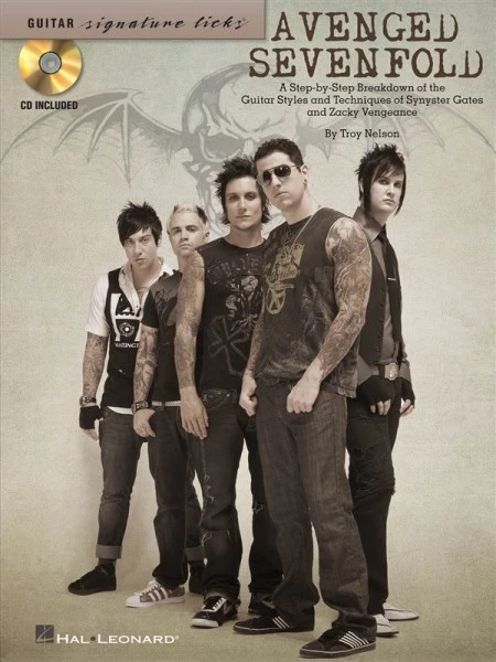 HL00696473- AVENGED SEVENFOLD SIGNATURE LICKS GUITAR GTR TAB BK/CD