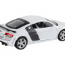 Машина "АВТОПАНОРАМА" Audi R8 GT, белый, 1/32, свет, звук, инерция, в/к 17,5*13,5*9 см