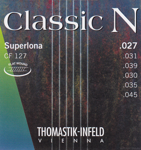 THOMASTIK  Classic N CF127 струны для классической гитары, нейлон/хр. сталь плоская оплётка