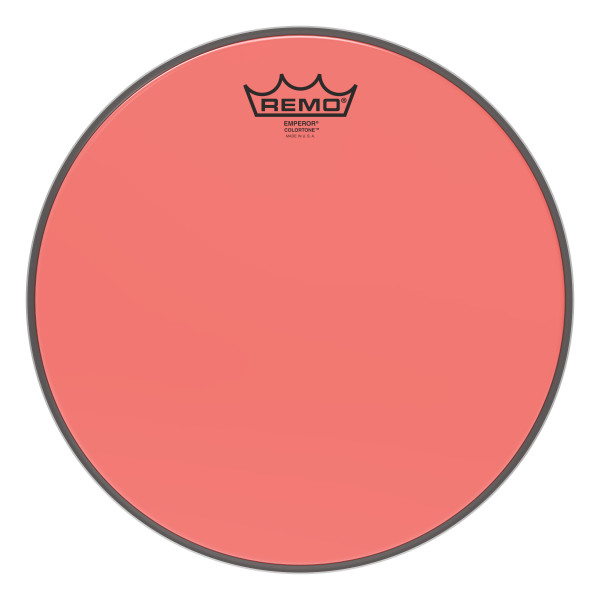 REMO BE-0312-CT-RD Emperor® Colortone™ Red Drumhead, 12' цветной двухслойный прозрачный пластик, красный