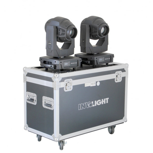 Involight PROSPOT300SET - набор из 2х вращающихся голов (в кейсе), белый светодиод 120 Вт, DMX-512