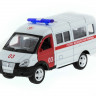 Машина "АВТОПАНОРАМА" инерц. "ГАЗель" (скорая) 1/50, в/к 14,5*8*5,5 см