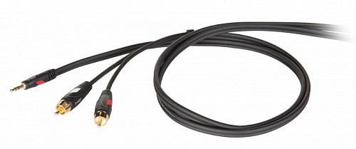 DIE HARD DHG520LU3 - аудио кабель 3,5 мм стерео – 2 х RCA.Длина: 3 м.Цвет: черный
