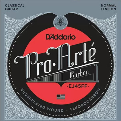 D'ADDARIO EJ45FF PRO-ART? CARBON, DYNACORE BASSES, NORMAL TENSION струны для классической гитары, нормальное натяжение
