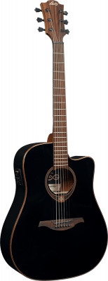 LAG T118 DCE-BLK электроакустическая гитара