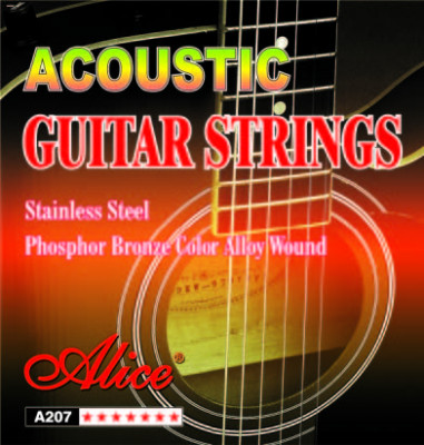 Alice A207-L Комплект струн для акустической гитары