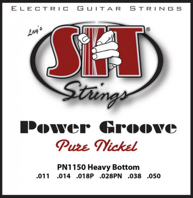 SIT PN1150 POWER GROOVE Medium Light струны для электрогитары (11-15-18p -28-38-50) средне-легкого натяжения