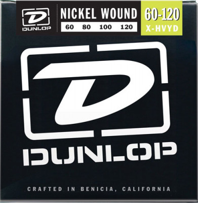DUNLOP DBN Nickel Wound Bass Extra Heavy Drop 60-120 струны для 4-струнной бас-гитары