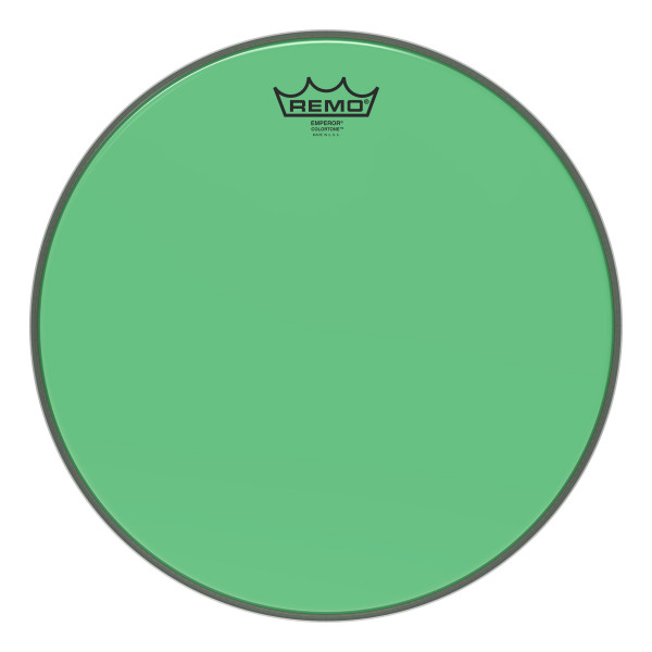 REMO BE-0314-CT-GN Emperor® Colortone™Green Drumhead, 14' цветной двухслойный прозрачный пластик, зеленый