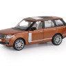 Машина "АВТОПАНОРАМА" Range Rover, оранжевый, 1/26, свет, звук, в/к 24,5*12,5*10,5 см