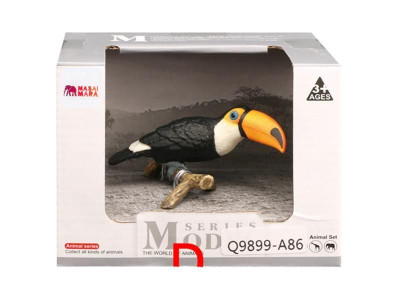 Фигурка игрушка MASAI MARA MM211-168 серии "Мир диких животных": птица Большой тукан