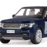 Машина "АВТОПАНОРАМА" Range Rover, синий металлик, 1/26, свет, звук, в/к 24,5*12,5*10,5 см