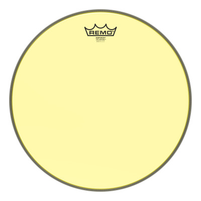 REMO BE-0314-CT-YE Emperor® Colortone™ Yellow Drumhead, 14' цветной двухслойный прозрачный пластик, желтый