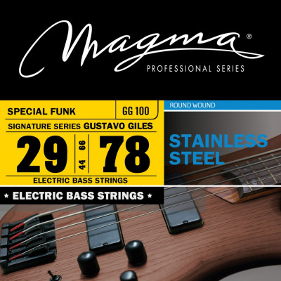 Комплект струн для бас-гитары Gustavo Giles 29-78 Magma Strings GG100