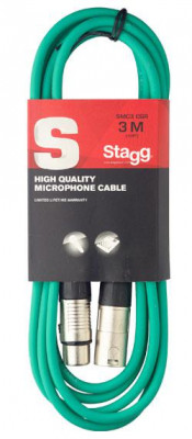 Микрофонный кабель xlr-xlr STAGG SMC3 CGR 3 м