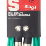 Микрофонный кабель xlr-xlr STAGG SMC3 CGR 3 м