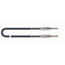QUIK LOK S200-1 BK готовый инструментальный кабель, 1 метр, разъемы Mono Jack прямые металлические, цвет черный
