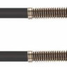 QUIK LOK S200-1 BK готовый инструментальный кабель, 1 метр, разъемы Mono Jack прямые металлические, цвет черный
