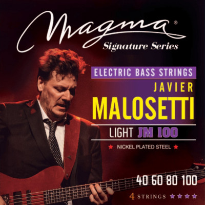 Комплект струн для бас-гитары Javier Malosetti 40-100 Magma Strings JM100