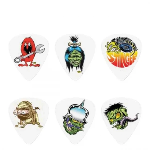 DUNLOP BL111 Dirty Donny Series 1 Набор медиаторов с оригинальной графикой, материал Tortex (432шт)