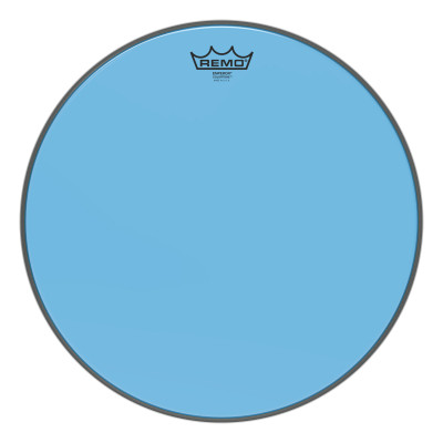 REMO BE-0316-CT-BU Emperor® Colortone™ Blue Drumhead, 16' цветной двухслойный прозрачный пластик, голубой