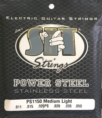 SIT PS1150 POWER STEEL Medium Light струны для электрогитары (11-15-(18p)20s-26-36-50) средне-легкого натяжения