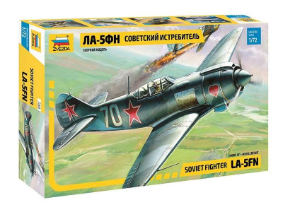 Сборная модель ZVEZDA Советский истребитель Ла-5ФН, 1/72