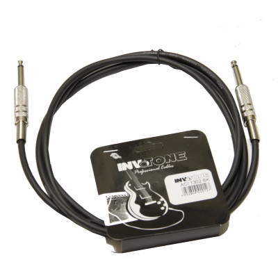 Invotone ACI1302/BK - инструментальный кабель, 6.3 mono Jack-6.3 mono Jack 2 м (черный)
