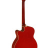 Акустическая гитара Elitaro E4011C красного цвета