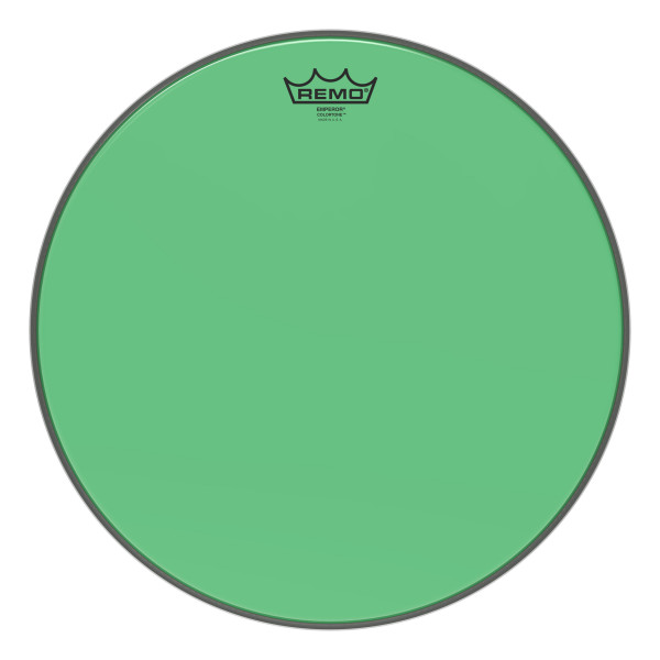 REMO BE-0316-CT-GN Emperor® Colortone™ Green Drumhead, 16' цветной двухслойный прозрачный пластик, зеленый