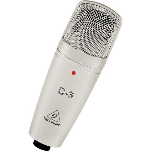 Микрофон студийный BEHRINGER C-3 конденсаторный, кардиоида
