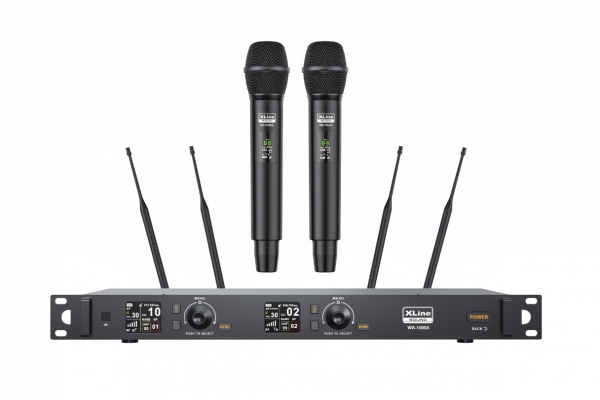 XLINE WS-1000A Радиосистема двухканальная с двумя ручными передатчиками