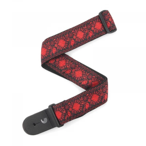 Ремень для гитары Planet Waves T20W1417 ткань "Monterey 2" красный