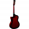 TERRIS TF-3802С RD акустическая фолк-гитара