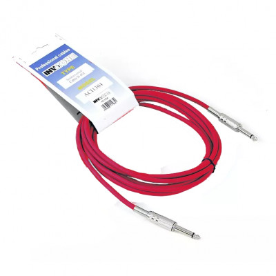 Invotone ACI1302/R - инструментальный кабель, 6.3 mono Jack-6.3 mono Jack 2 м (красный)