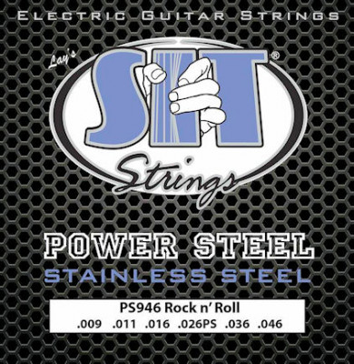 SIT PS946 POWER STEEL Rock-n-Roll струны для электрогитары (9-11-16-26-36-46) легкого натяжения