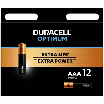 DURACELL LR6-12BL Optimum Батарейка тип AA, уп 12 шт
